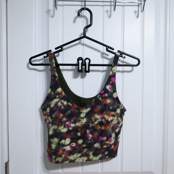 Lululemon Align Tank Top Soft Focus Splatter Green Multi Women’s Size 8 - Picture 2 of 9